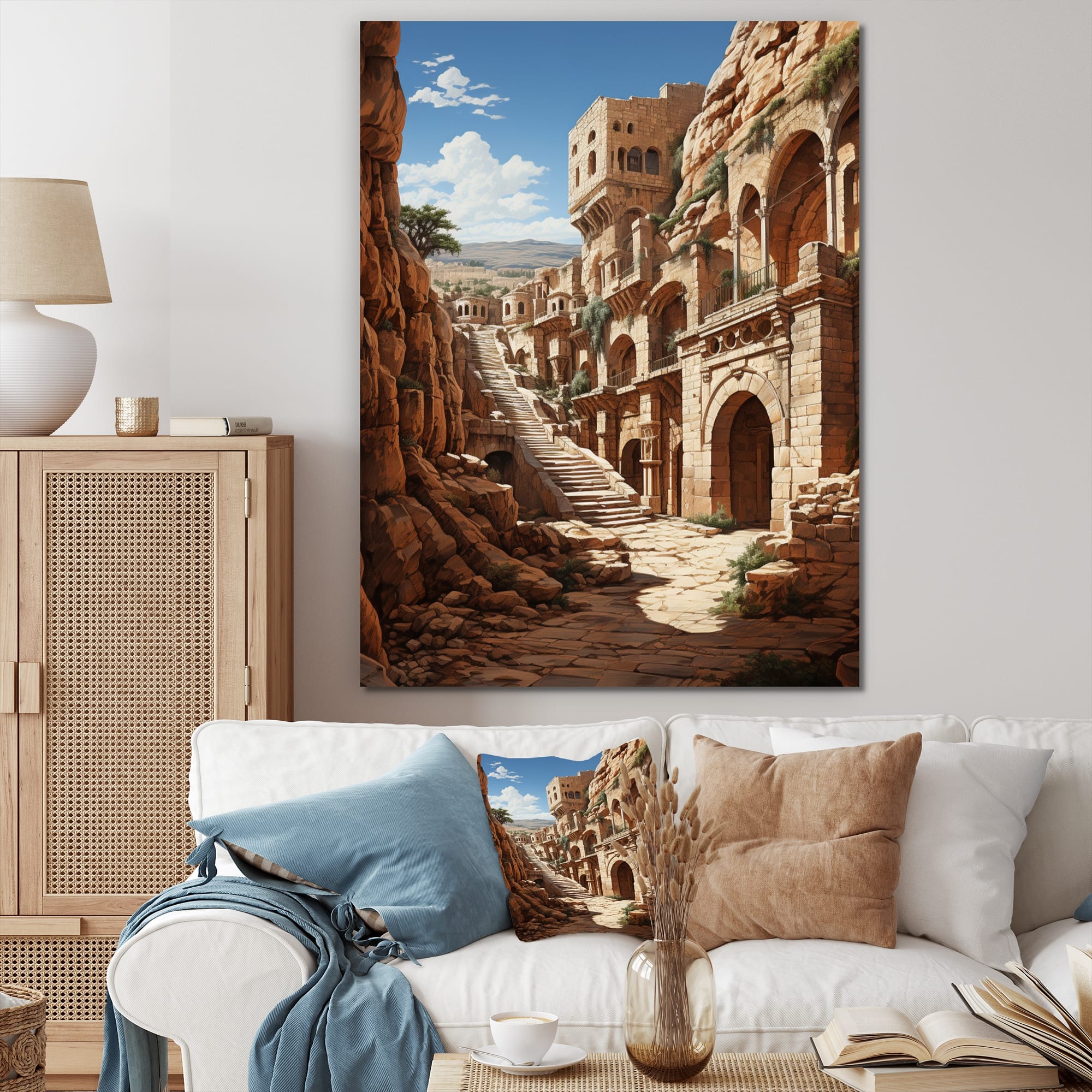 Designart "Hebrew Zions Gate" Judaism Canvas Prints Bed Bath & Beyond